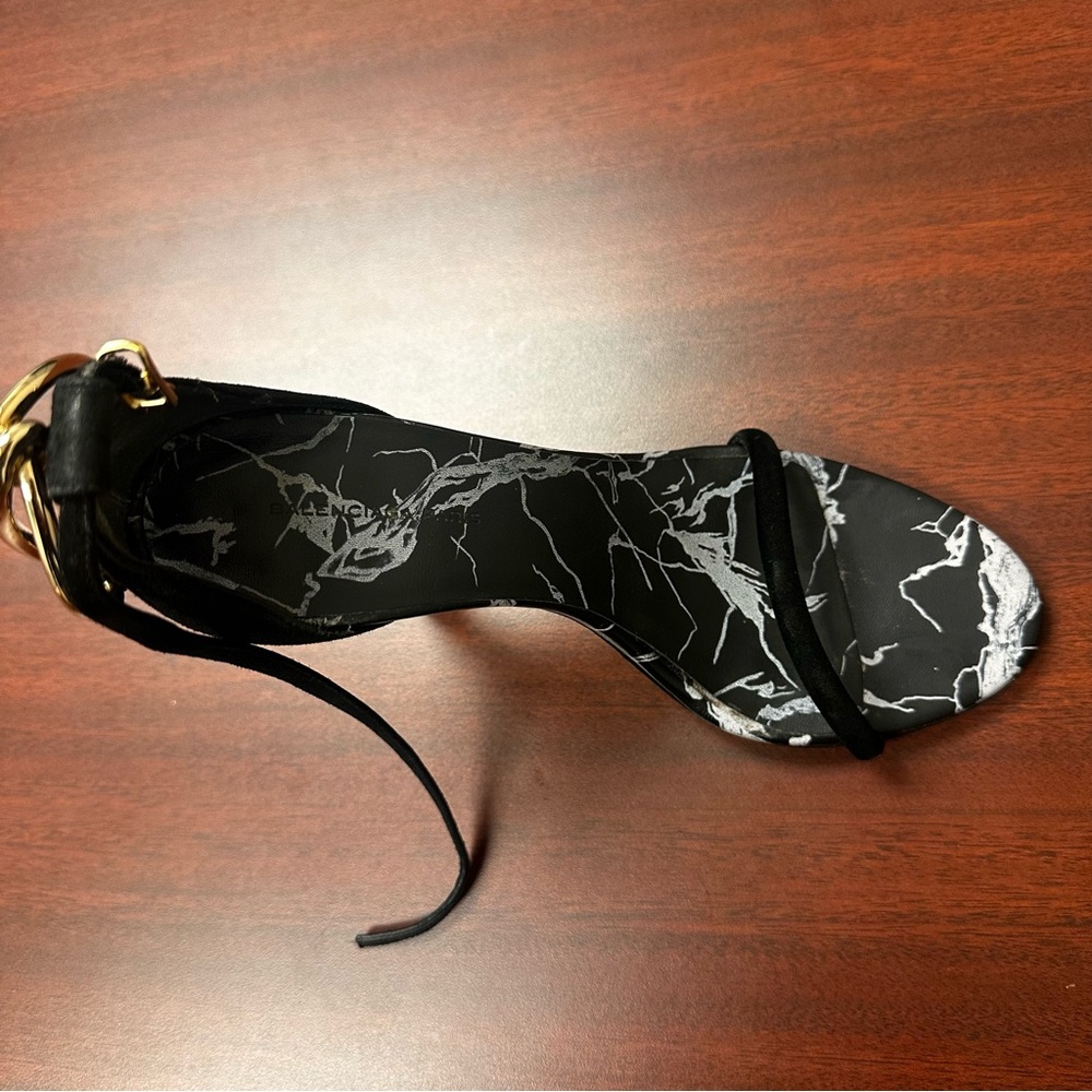 Balenciaga Paris Stilettos Marble Heels Italy Cocktail Party Womens Size 39 - Picture 6 of 13